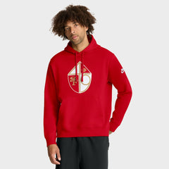 San Francisco 49ers Club Fleece Pullover Hoodie Scarlet