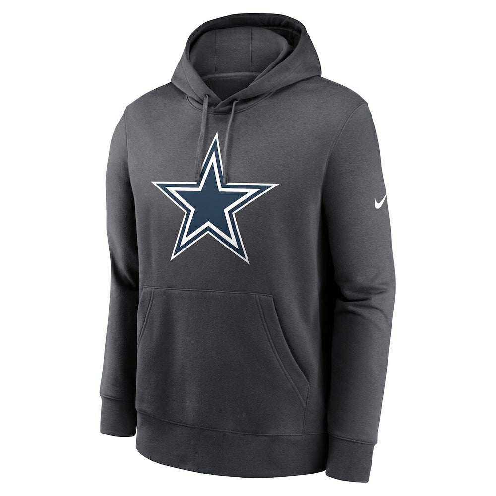 Dallas Cowboys Club Fleece Pullover Hoodie Anthracite