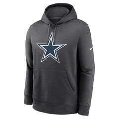 Dallas Cowboys Club Fleece Pullover Hoodie Anthracite