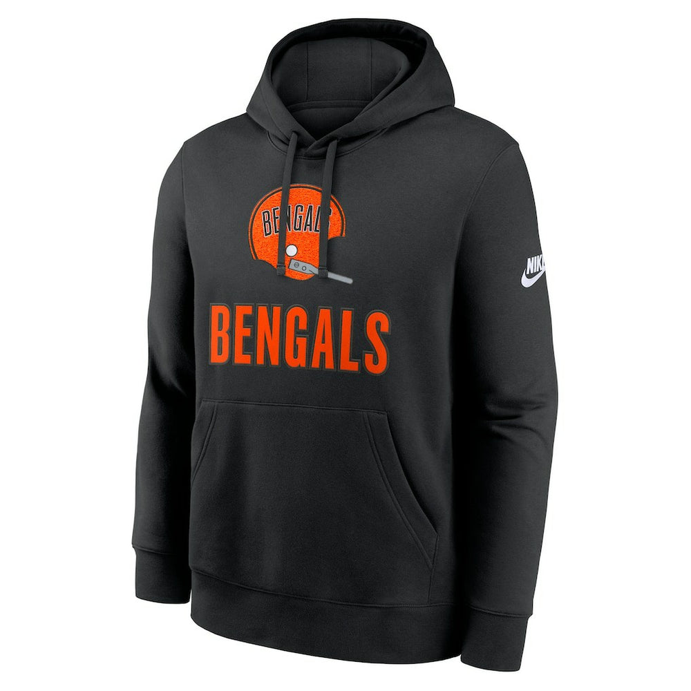 Cincinnati Bengals Best Season Rewind Club Pullover Hoodie Black