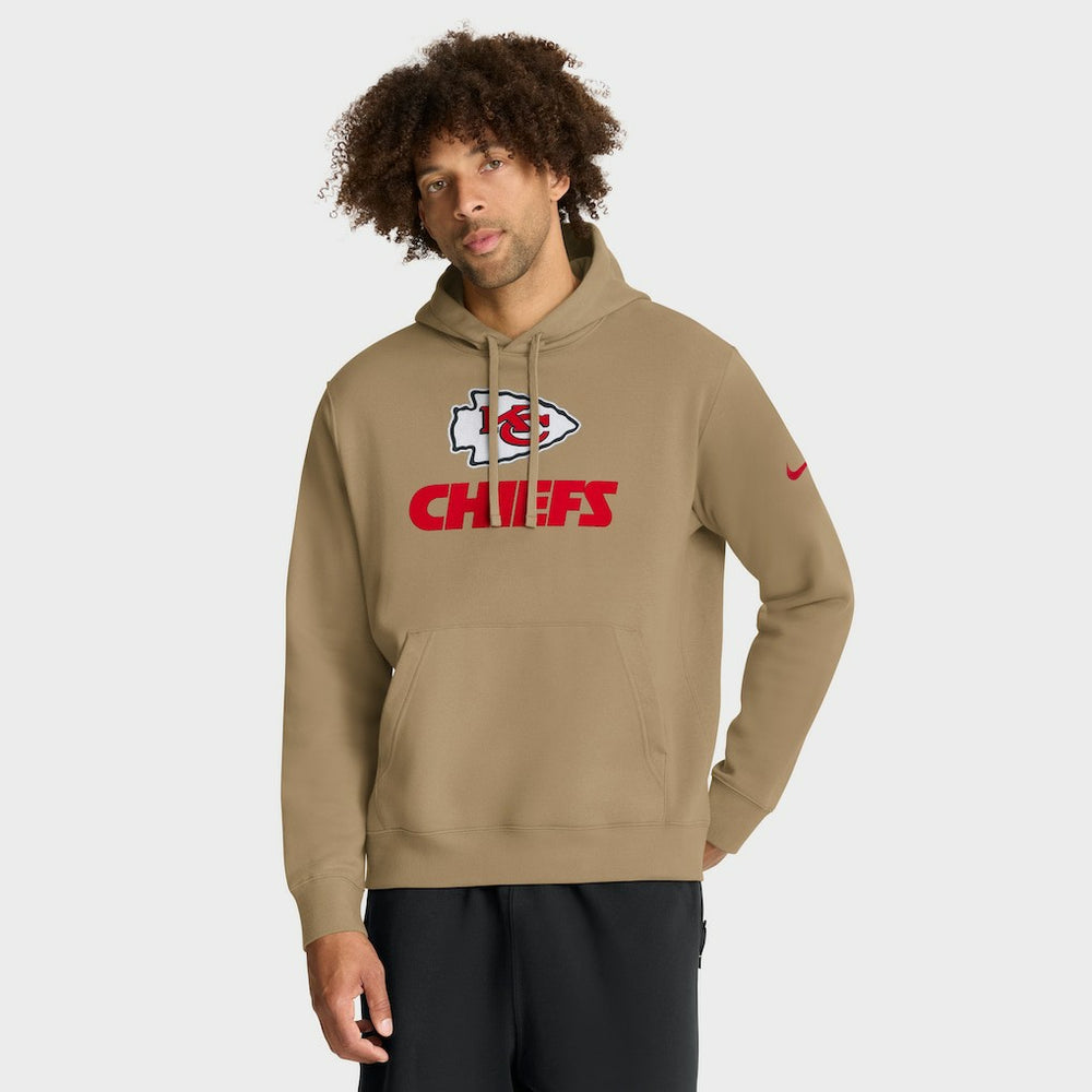 Kansas City Chiefs Best Season Rewind Club Pullover Hoodie Tan