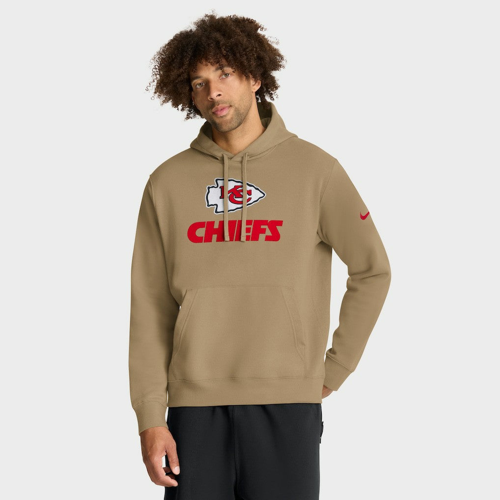 Kansas City Chiefs Best Season Rewind Club Pullover Hoodie Tan