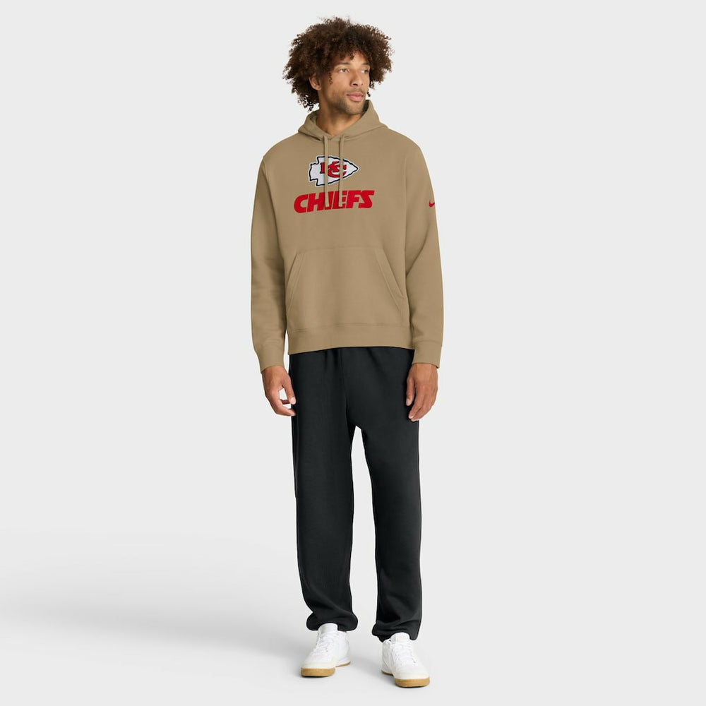 Kansas City Chiefs Best Season Rewind Club Pullover Hoodie Tan