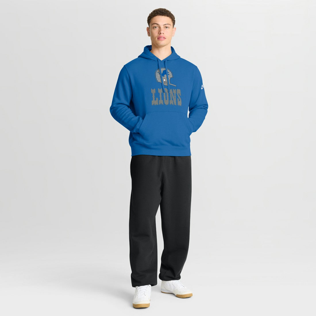 Detroit Lions Best Season Rewind Club Pullover Hoodie Royal