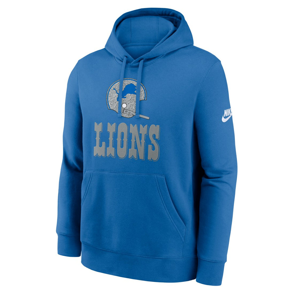 Detroit Lions Best Season Rewind Club Pullover Hoodie Royal