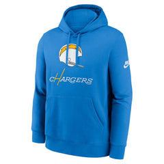 Los Angeles Chargers Best Season Rewind Club Pullover Hoodie Powder Blue
