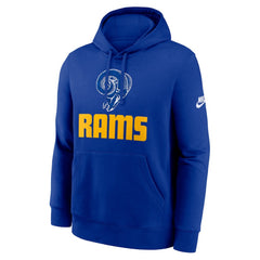 Los Angeles Rams Best Season Rewind Club Pullover Hoodie Royal