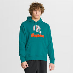 Miami Dolphins Best Season Rewind Club Pullover Hoodie Aqua