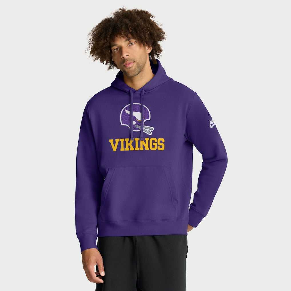 Minnesota Vikings Best Season Rewind Club Pullover Hoodie Purple