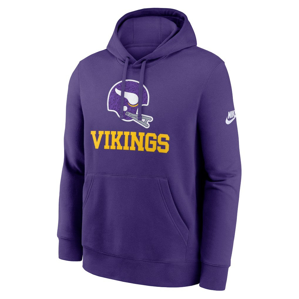 Minnesota Vikings Best Season Rewind Club Pullover Hoodie Purple