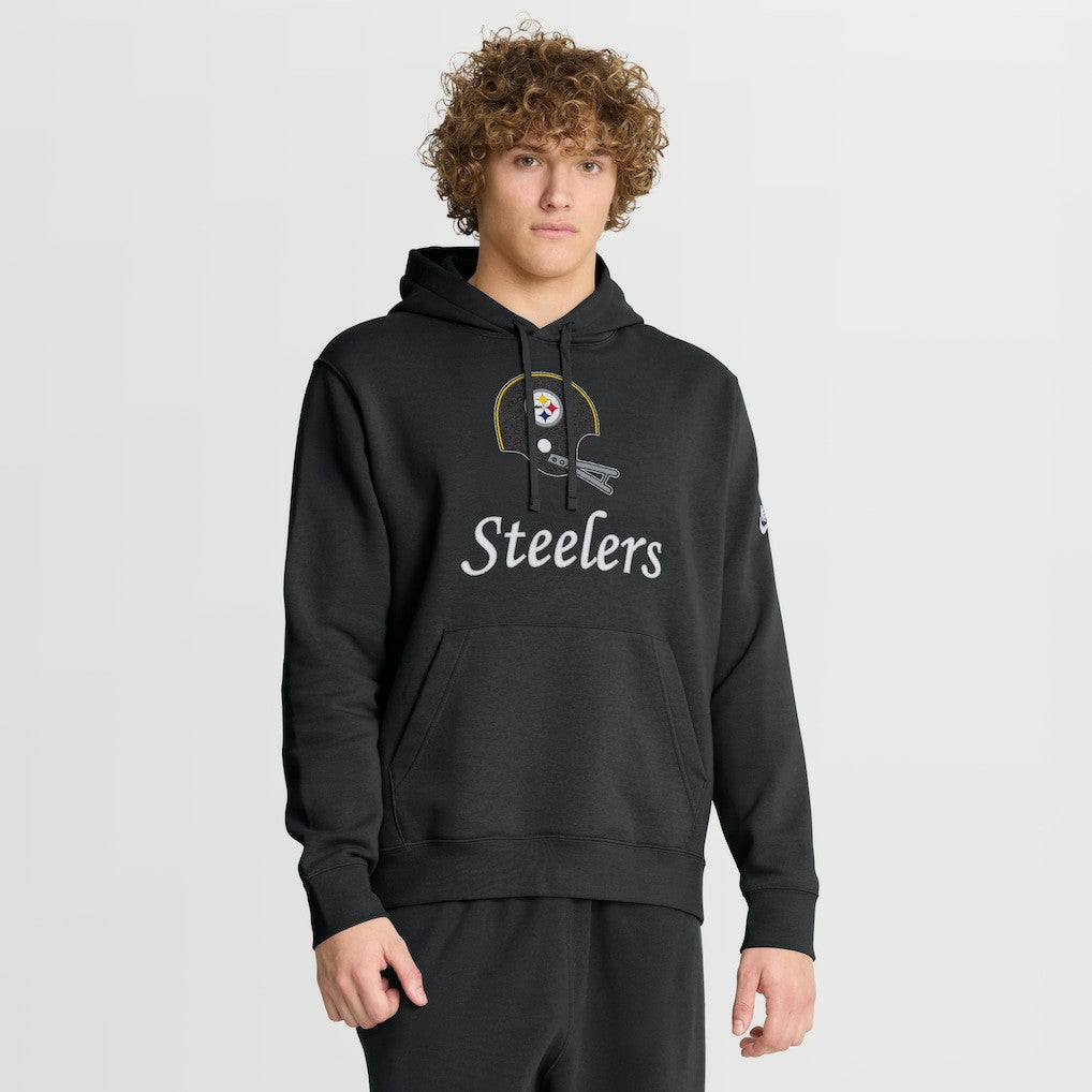 Pittsburgh Steelers Best Season Rewind Club Pullover Hoodie Black