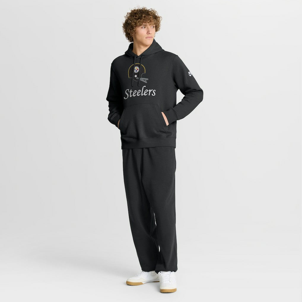 Pittsburgh Steelers Best Season Rewind Club Pullover Hoodie Black