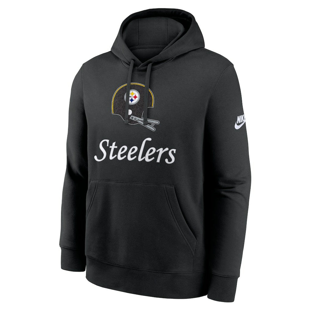 Pittsburgh Steelers Best Season Rewind Club Pullover Hoodie Black
