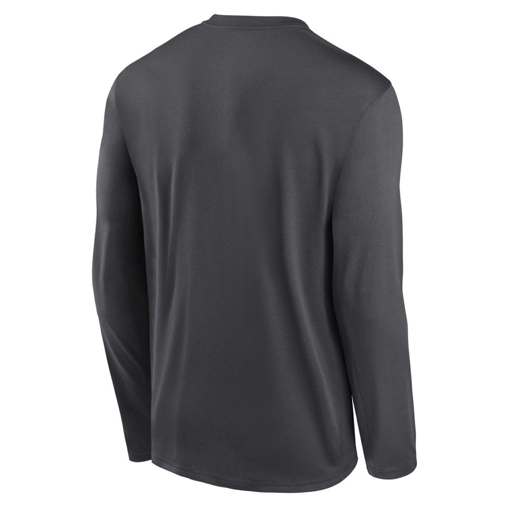 Green Bay Packers Primetime Legend Icon Performance Long Sleeve T-Shirt Anthracite