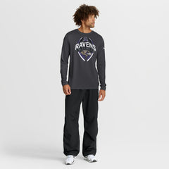 Baltimore Ravens Primetime Legend Icon Performance Long Sleeve T-Shirt Anthracite
