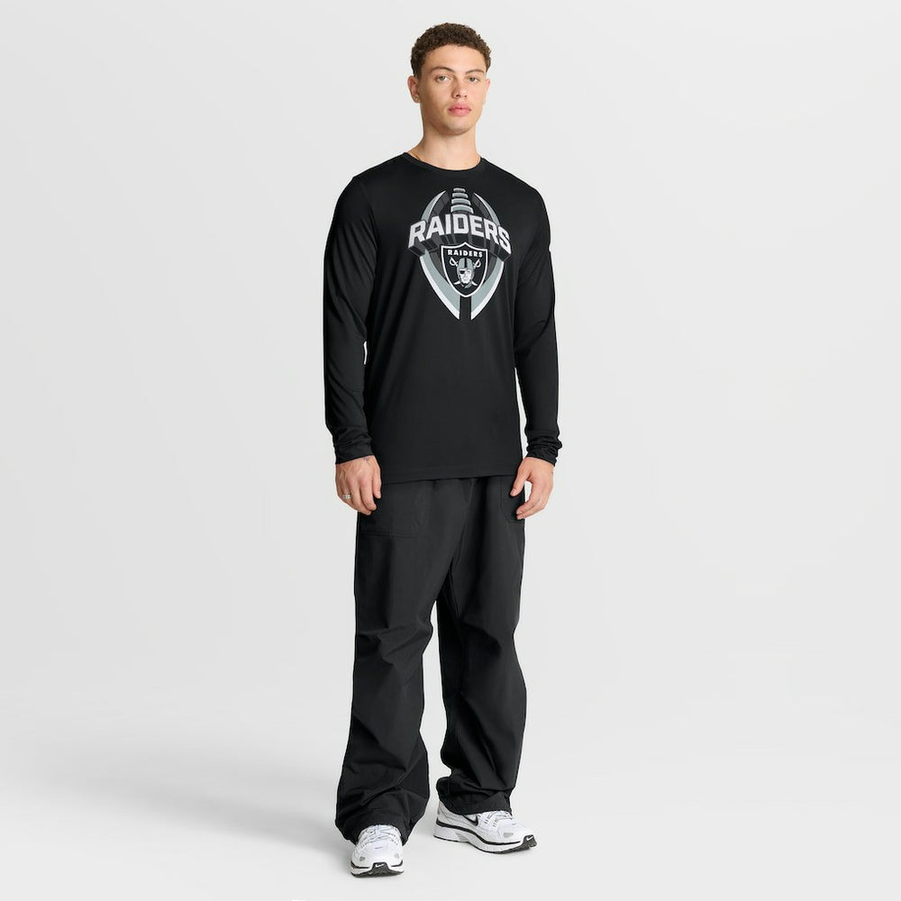 Las Vegas Raiders Primetime Legend Icon Performance Long Sleeve T-Shirt Black