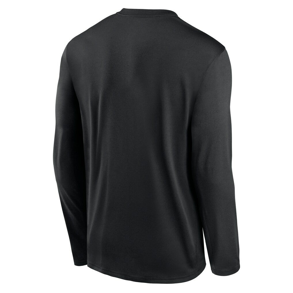 Las Vegas Raiders Primetime Legend Icon Performance Long Sleeve T-Shirt Black