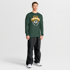 Green Bay Packers Primetime Legend Icon Performance Long Sleeve T-Shirt Green