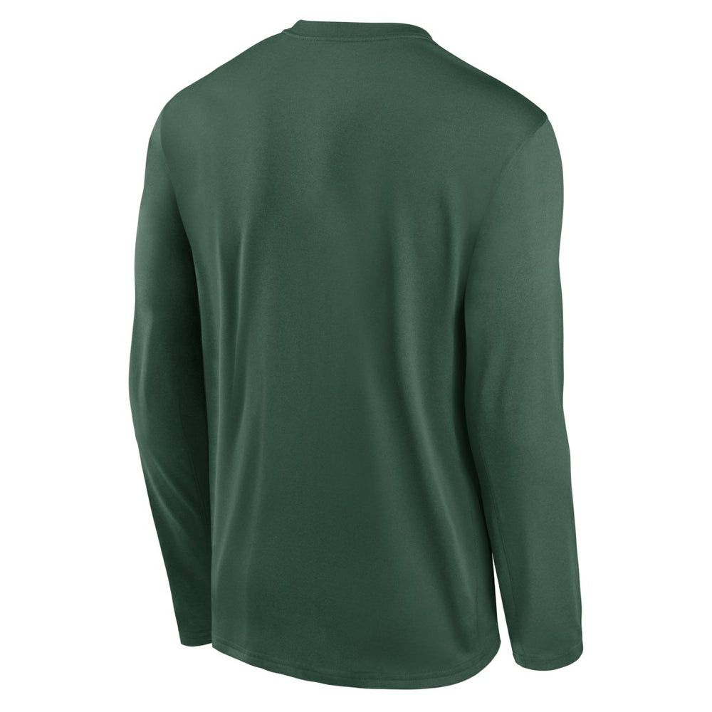 Green Bay Packers Primetime Legend Icon Performance Long Sleeve T-Shirt Green