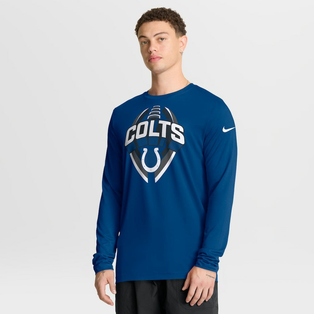 Indianapolis Colts Primetime Legend Icon Performance Long Sleeve T-Shirt Royal