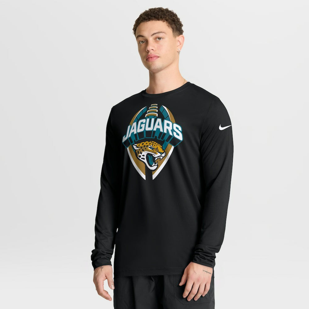Jacksonville Jaguars Primetime Legend Icon Performance Long Sleeve T-Shirt Black