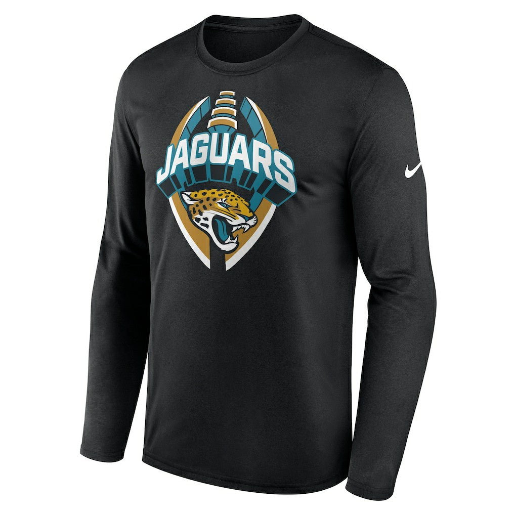 Jacksonville Jaguars Primetime Legend Icon Performance Long Sleeve T-Shirt Black