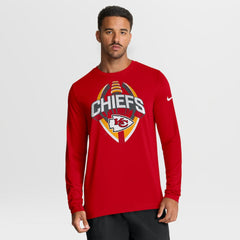 Kansas City Chiefs Primetime Legend Icon Performance Long Sleeve T-Shirt Red
