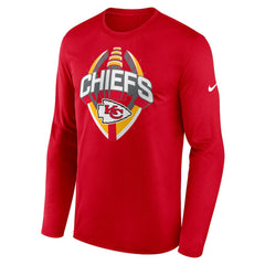 Kansas City Chiefs Primetime Legend Icon Performance Long Sleeve T-Shirt Red