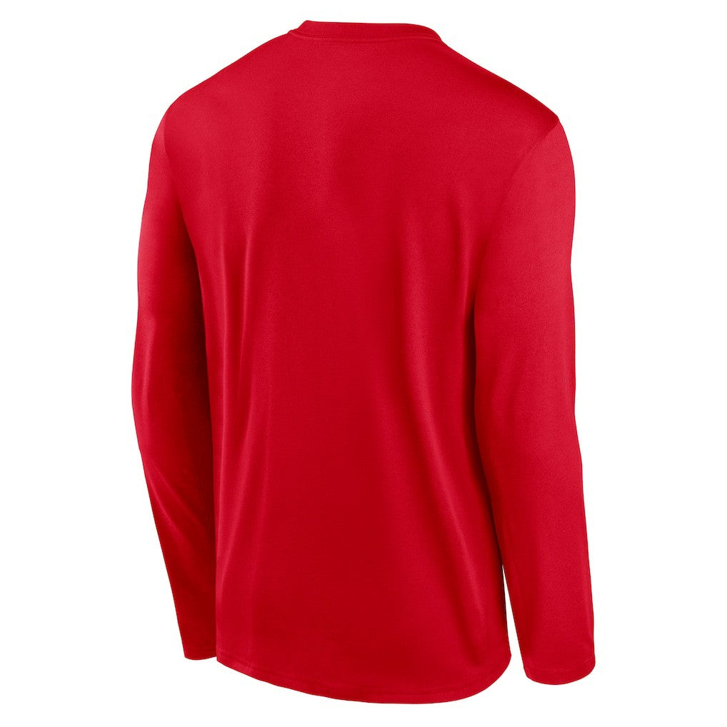 Kansas City Chiefs Primetime Legend Icon Performance Long Sleeve T-Shirt Red