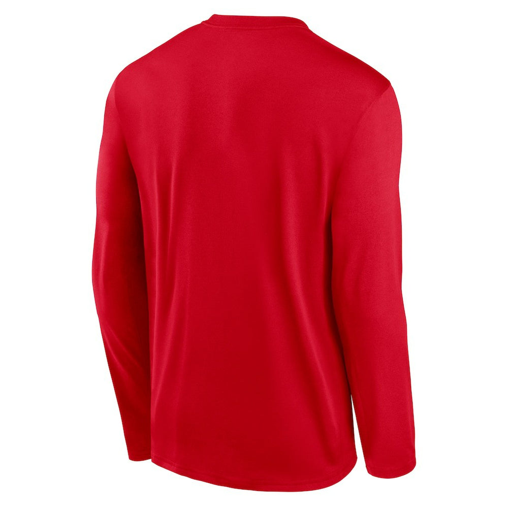 Kansas City Chiefs Primetime Legend Icon Performance Long Sleeve T-Shirt Red