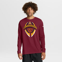 Washington Commanders Primetime Legend Icon Performance Long Sleeve T-Shirt Burgundy
