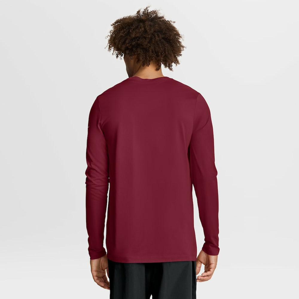 Washington Commanders Primetime Legend Icon Performance Long Sleeve T-Shirt Burgundy