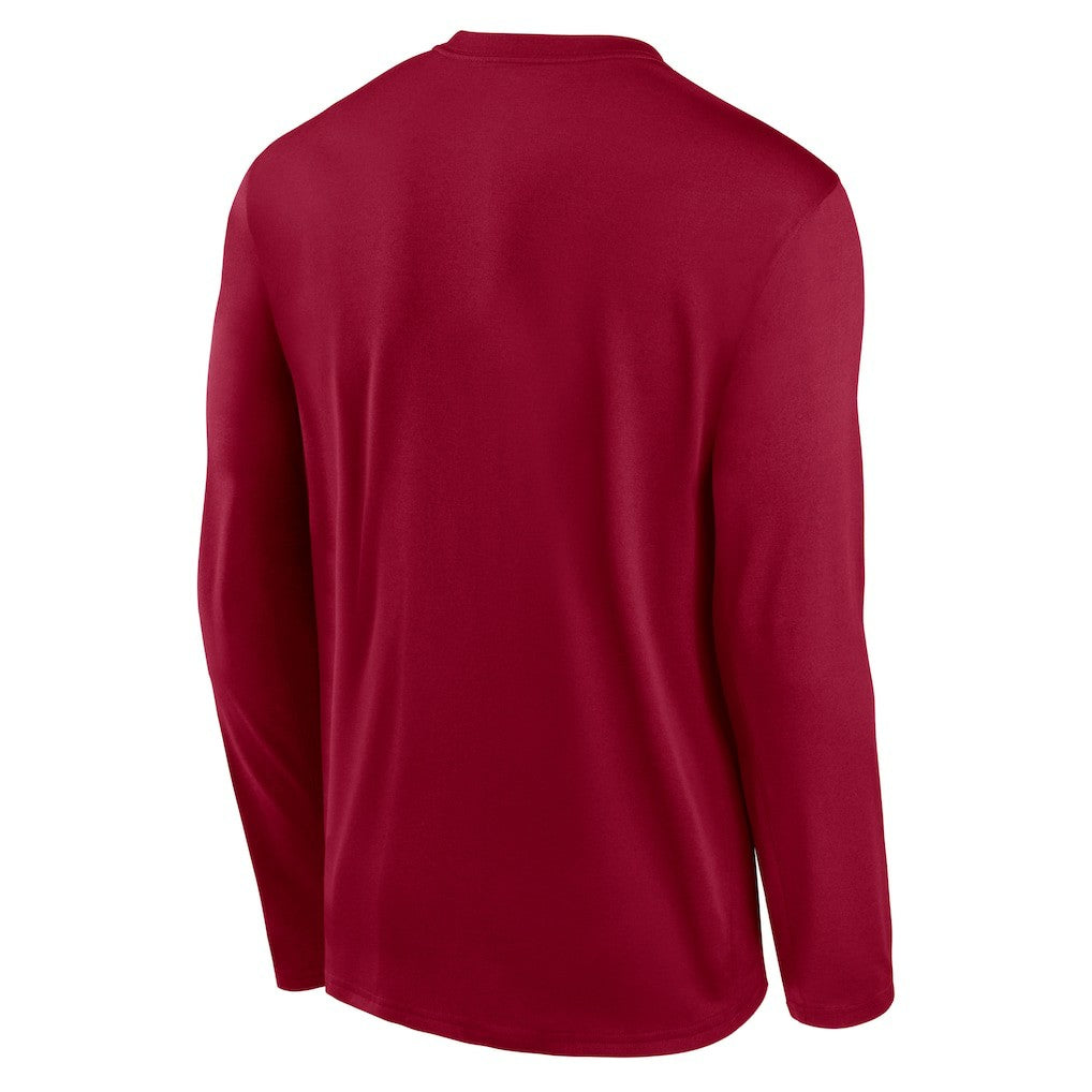 Washington Commanders Primetime Legend Icon Performance Long Sleeve T-Shirt Burgundy