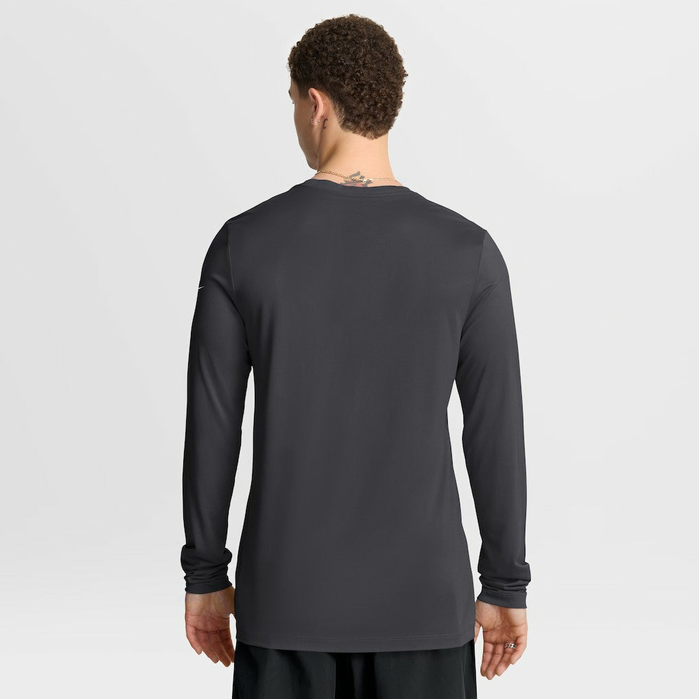 New York Jets Primetime Legend Icon Performance Long Sleeve T-Shirt Anthracite
