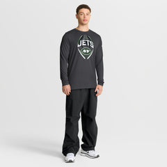 New York Jets Primetime Legend Icon Performance Long Sleeve T-Shirt Anthracite