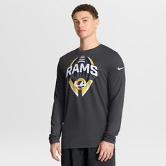 Los Angeles Rams Primetime Legend Icon Performance Long Sleeve T-Shirt Anthracite