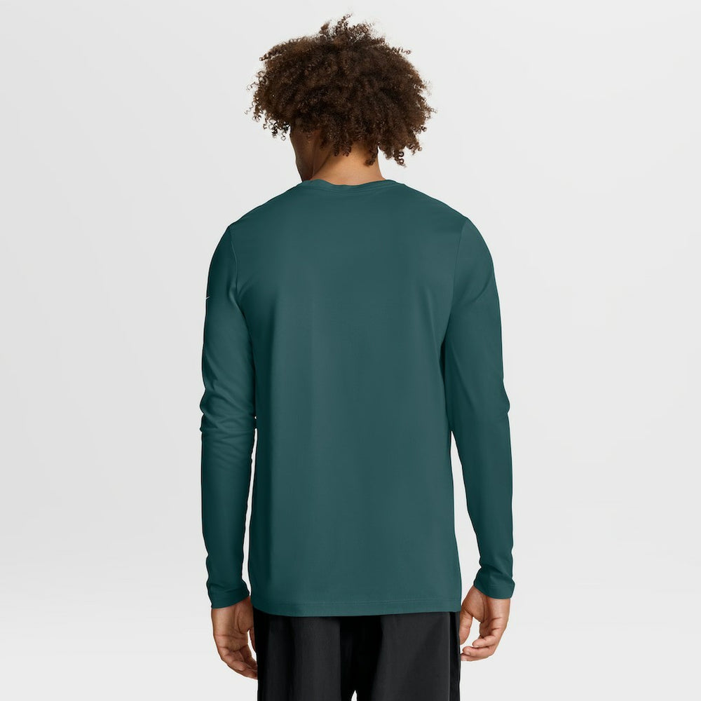 Philadelphia Eagles Primetime Legend Icon Performance Long Sleeve T-Shirt Midnight Green