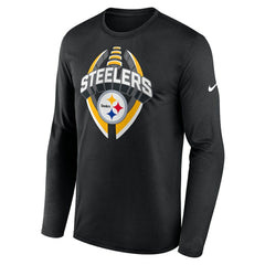 Pittsburgh Steelers Primetime Legend Icon Performance Long Sleeve T-Shirt Black