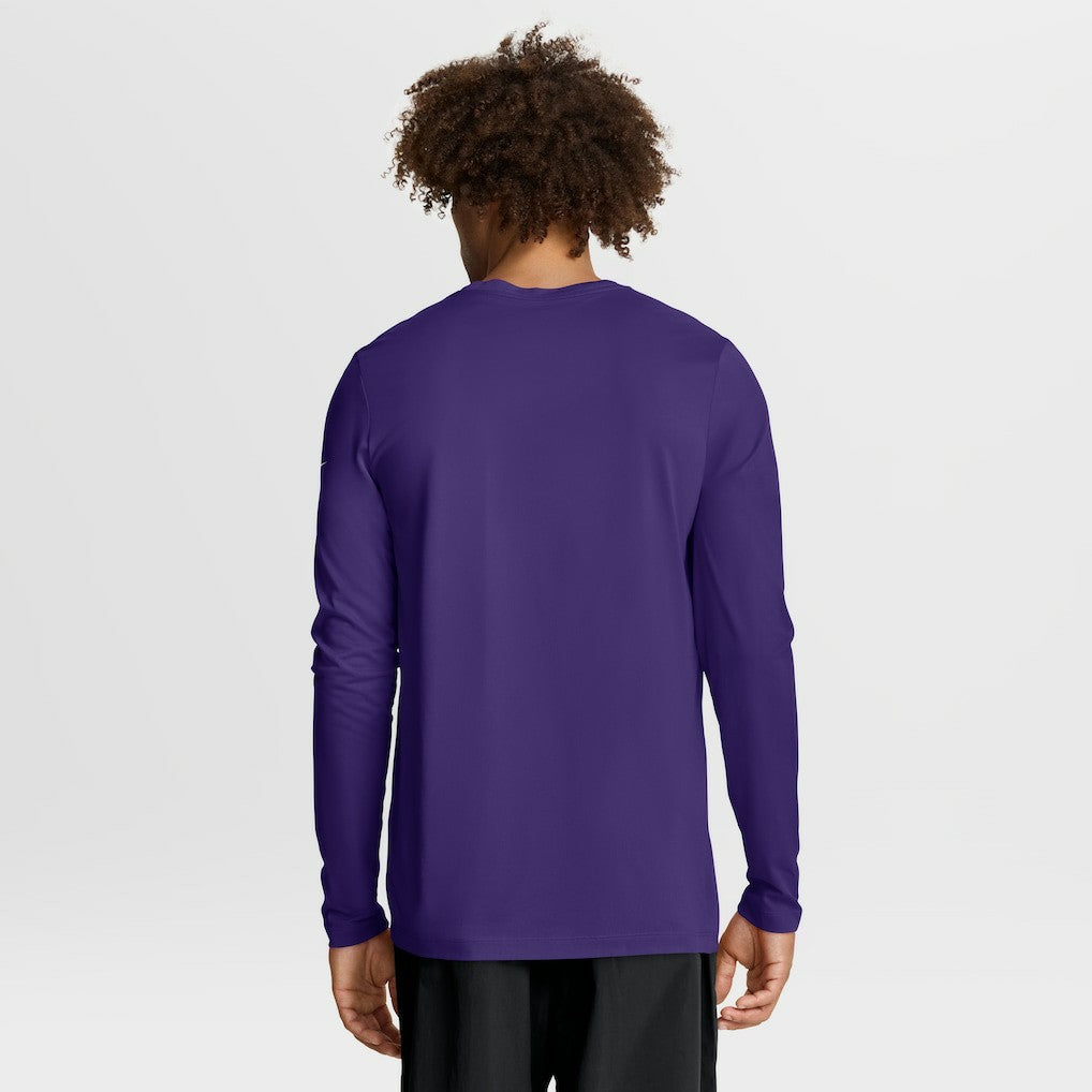 Minnesota Vikings Primetime Legend Icon Performance Long Sleeve T-Shirt Purple