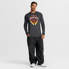Washington Commanders Primetime Legend Icon Performance Long Sleeve T-Shirt Anthracite