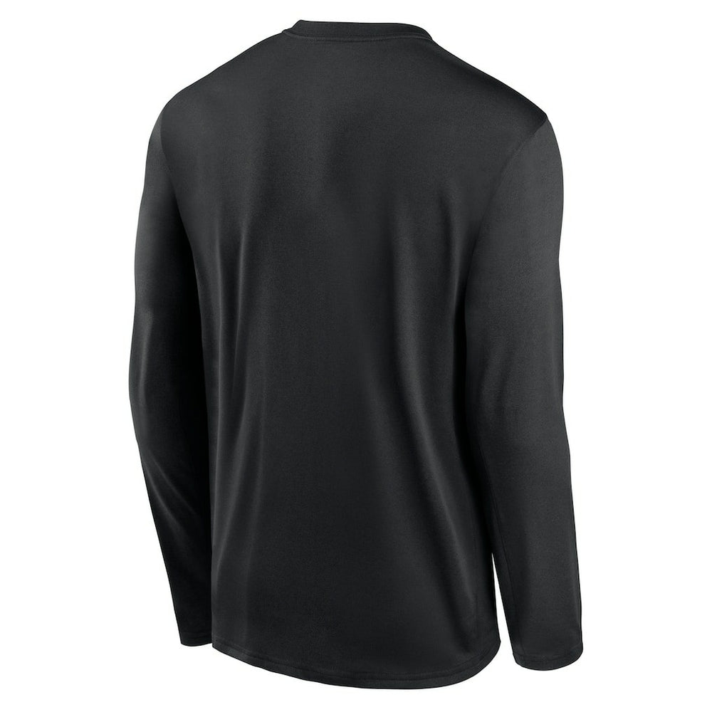 New Orleans Saints Primetime Legend Icon Performance Long Sleeve T-Shirt Black