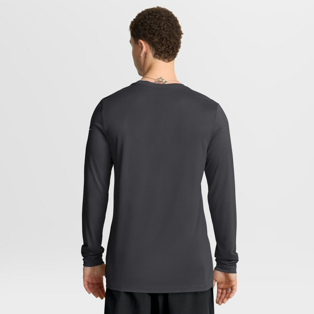 Chicago Bears Primetime Legend Icon Performance Long Sleeve T-Shirt Anthracite