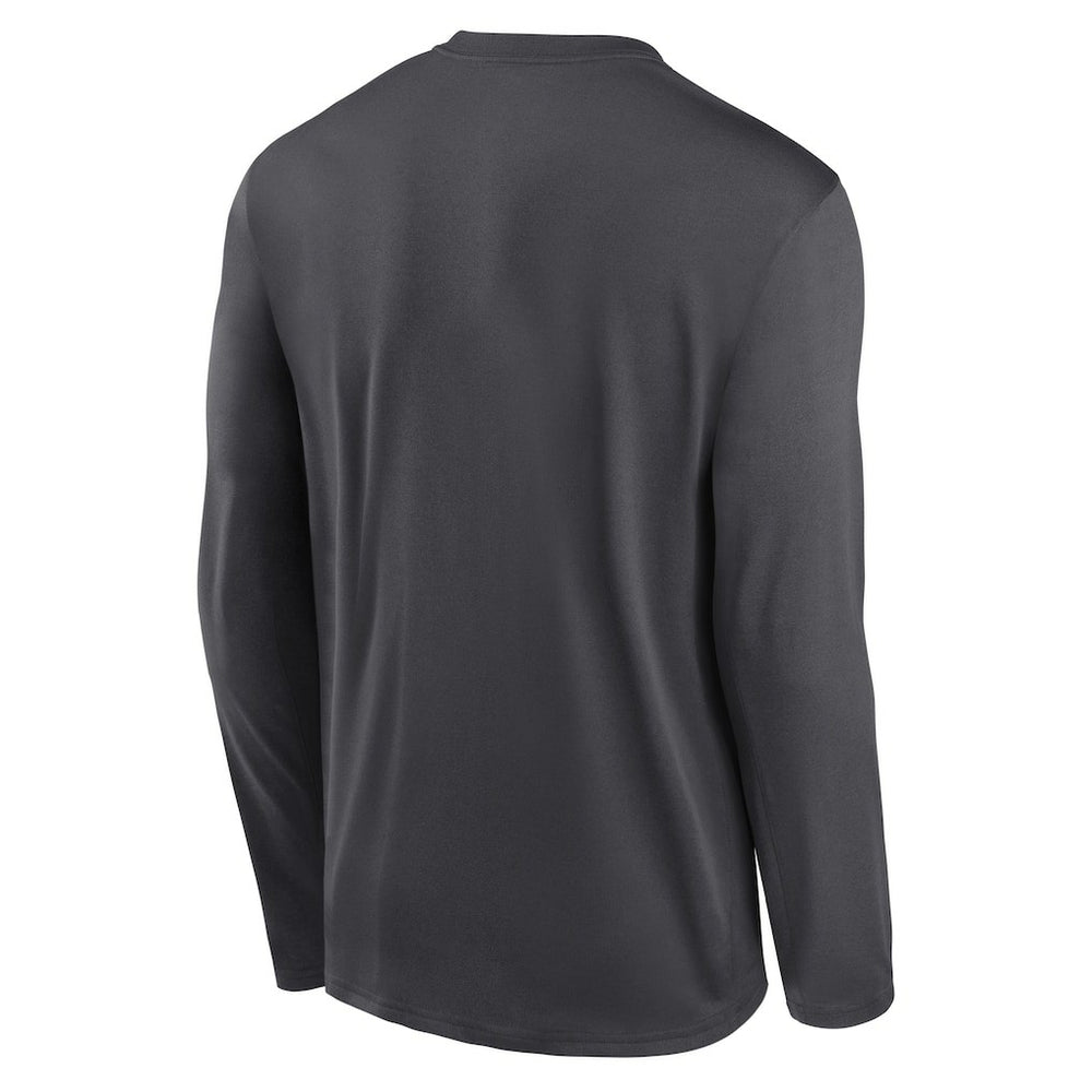 Chicago Bears Primetime Legend Icon Performance Long Sleeve T-Shirt Anthracite