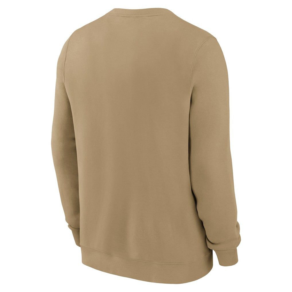 Cleveland Browns Swing Pass Rewind Club Pullover Sweatshirt Brown