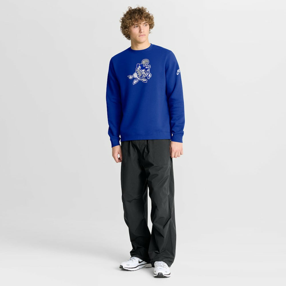 Dallas Cowboys Swing Pass Rewind Club Pullover Sweatshirt Royal