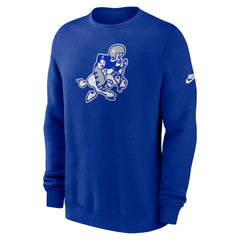 Dallas Cowboys Swing Pass Rewind Club Pullover Sweatshirt Royal