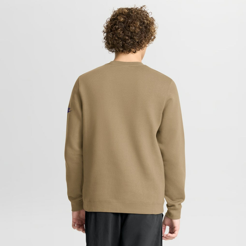 Minnesota Vikings Swing Pass Rewind Club Pullover Sweatshirt Tan