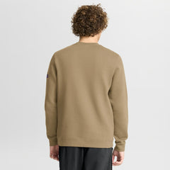 Minnesota Vikings Swing Pass Rewind Club Pullover Sweatshirt Tan