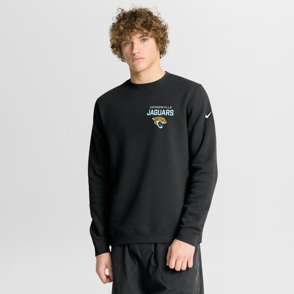 Jacksonville Jaguars Primetime Club Fleece Pullover Sweatshirt Black