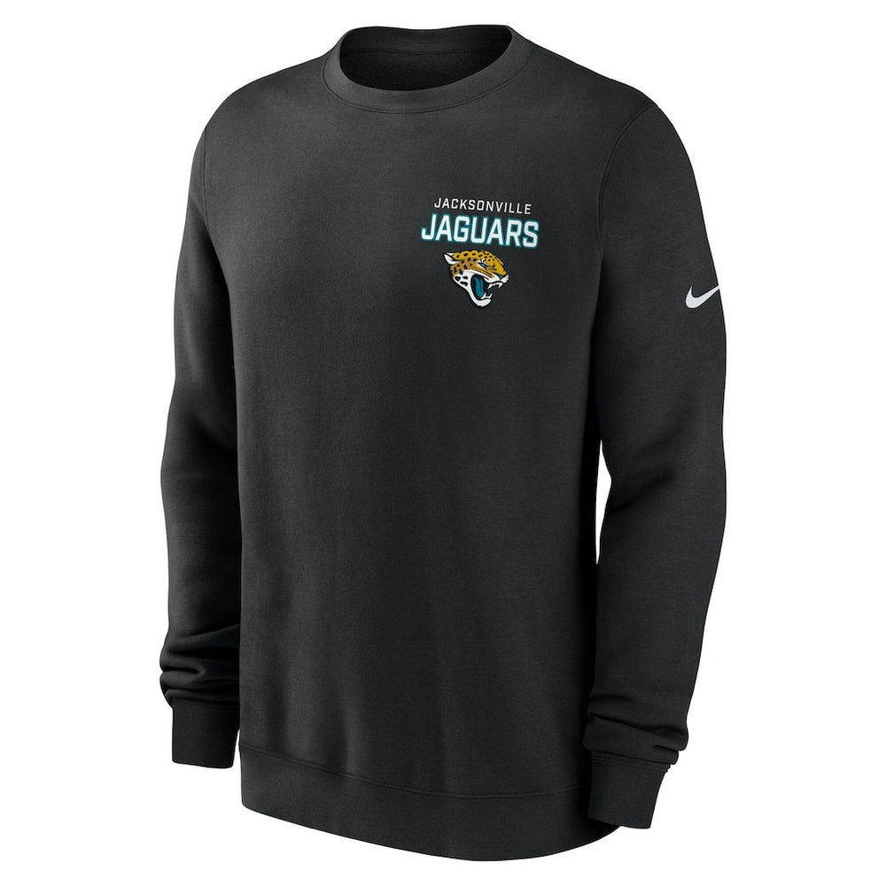 Jacksonville Jaguars Primetime Club Fleece Pullover Sweatshirt Black